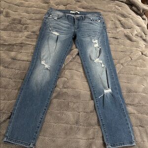 KanCan Los Angeles Distressed Skinny Jeans 29 EUC
